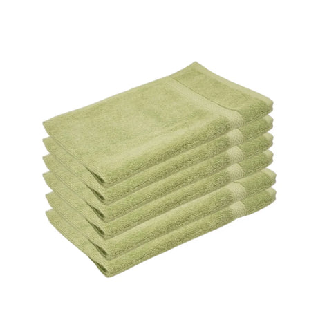 BYFT025203 Home Tex Design Hand Towel Green 40 x 70 Cm 100 Cotton 500 Gsm Set of 06.webp