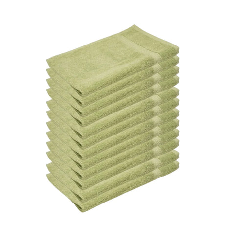 BYFT025206 Home Tex Design Hand Towel Green 40 x 70 Cm 100 Cotton 500 Gsm Set of 12.webp