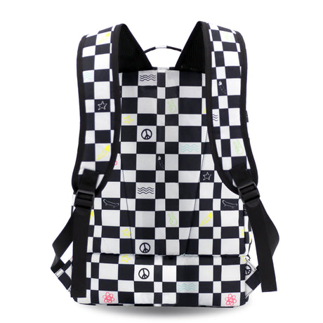 J World New York Junior Set Backpack - ICON CHECKERS