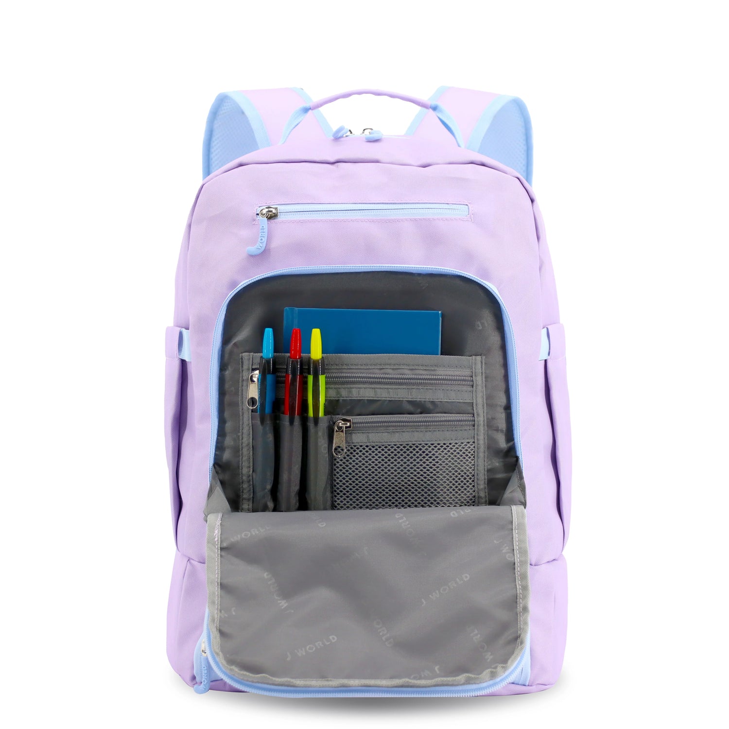 J World New York Junior Set Backpack - PURPLE