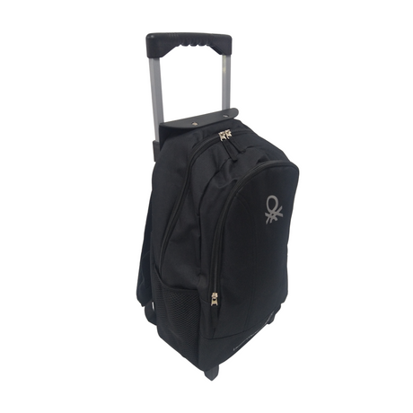 benetton school bags 19 trolley bag balck