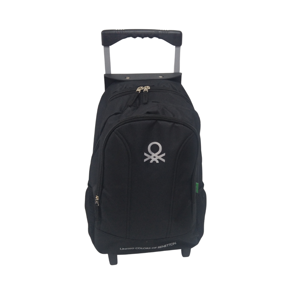 benetton school bags 19 trolley bag balck