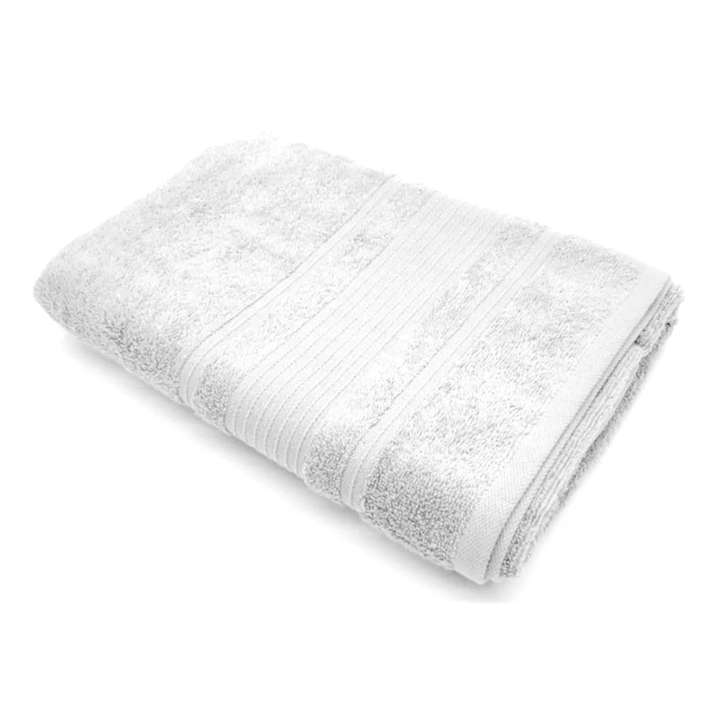 BYFT Home Aura Cotton Towel White Luxury - Soft, Absorbent, Quick-Dry, 550 GSM