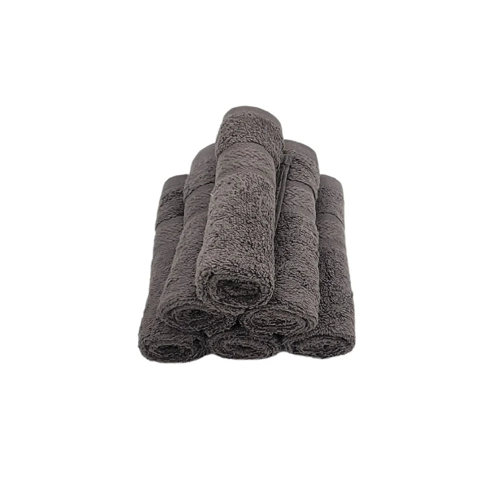 BYFT Home Essence Cotton Towel Grey Luxury - Soft, Absorbent, Quick-Dry, 550 GSM