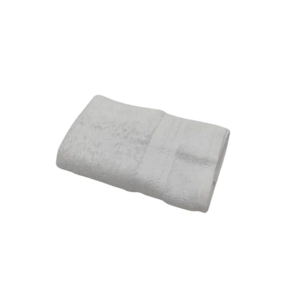 BYFT Home Essence Cotton Towel White Luxury - Soft, Absorbent, Quick-Dry, 550 GSM