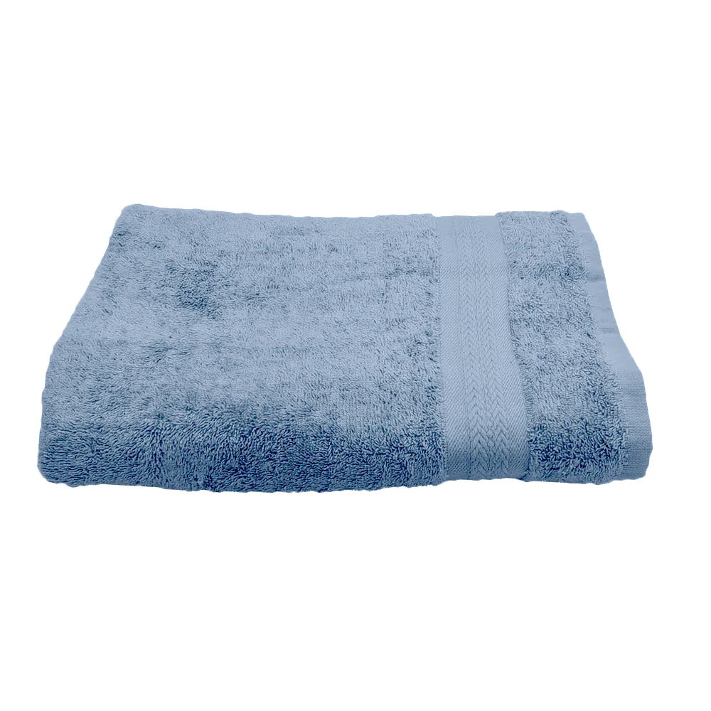BYFT Home Essence Cotton Towel Blue Luxury - Soft, Absorbent, Quick-Dry, 550 GSM