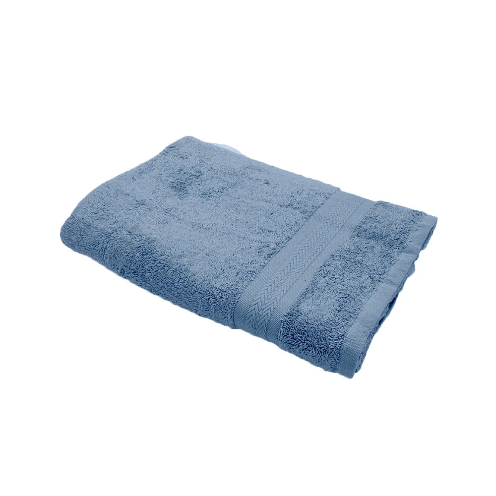 BYFT Home Essence Cotton Towel Blue Luxury - Soft, Absorbent, Quick-Dry, 550 GSM
