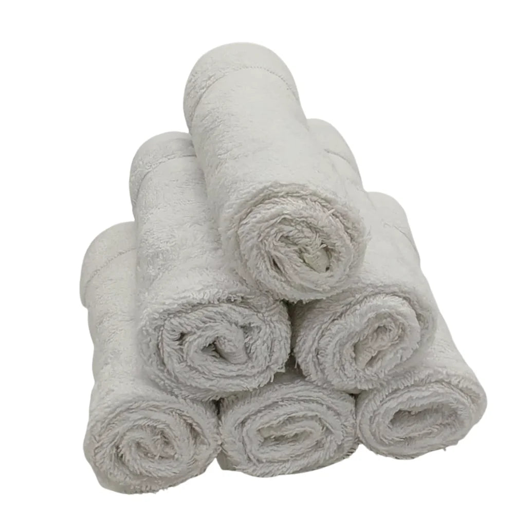 BYFT Home Aura Cotton Towel White Luxury - Soft, Absorbent, Quick-Dry, 550 GSM