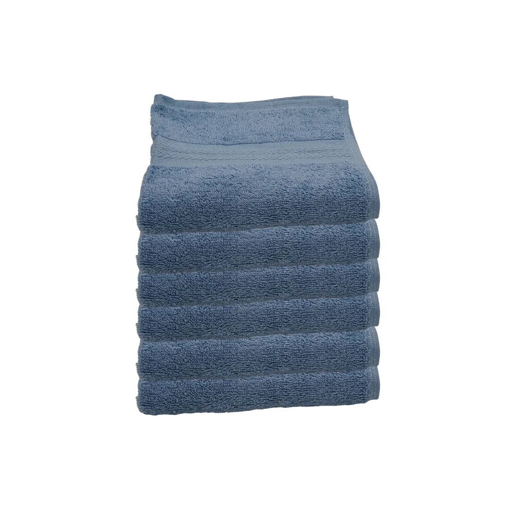 BYFT Home Essence Cotton Towel Blue Luxury - Soft, Absorbent, Quick-Dry, 550 GSM