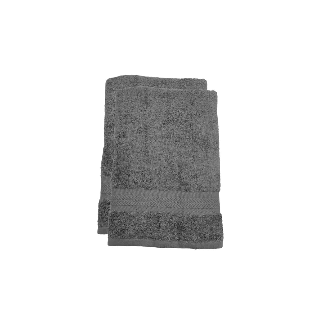 BYFT Home Essence Cotton Towel Grey Luxury - Soft, Absorbent, Quick-Dry, 550 GSM