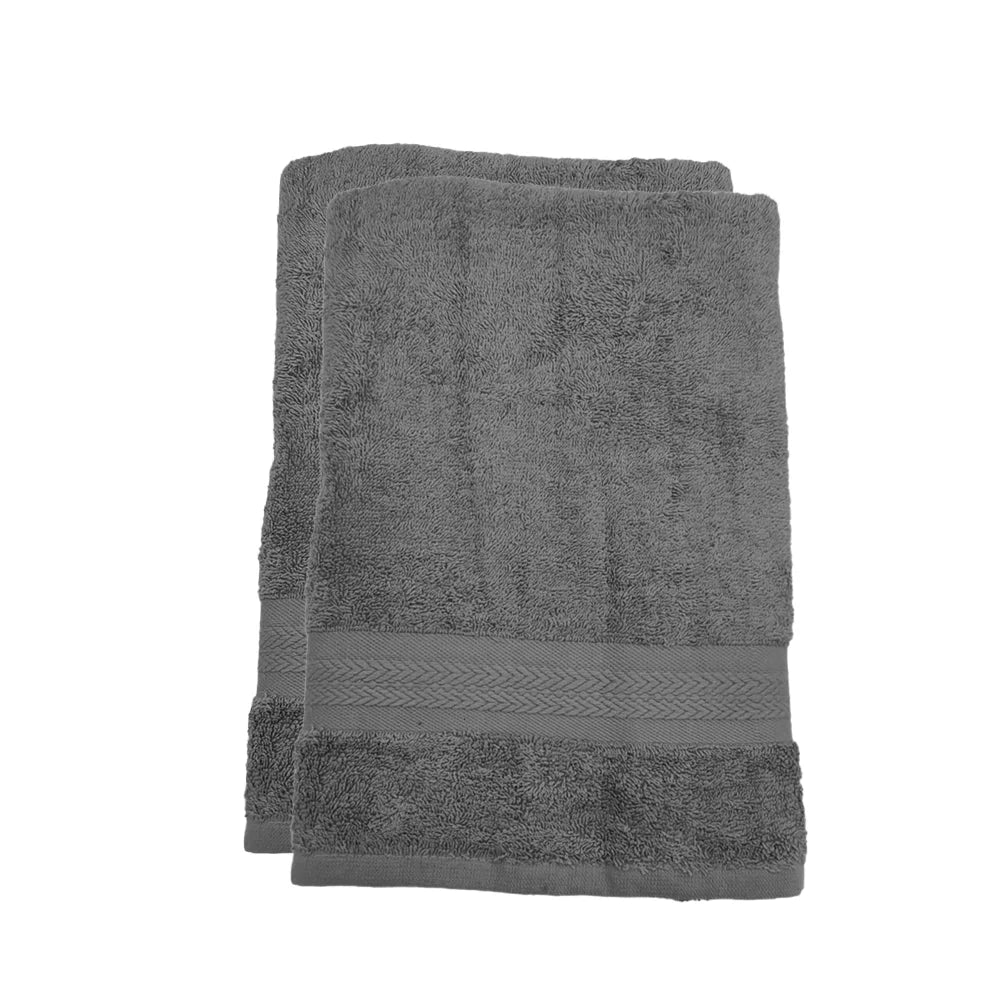 BYFT Home Essence | Grey Cotton Towel Sets - Soft, Absorbent, Quick-Dry | 550 GSM