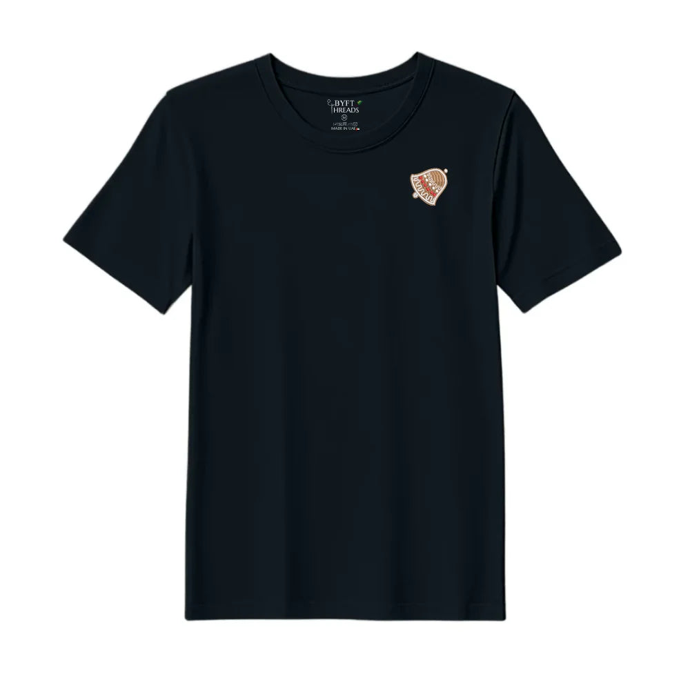 BYFT Threads Embroidered For You Christmas - Gingerbread Bell Cookie Designed T-Shirts