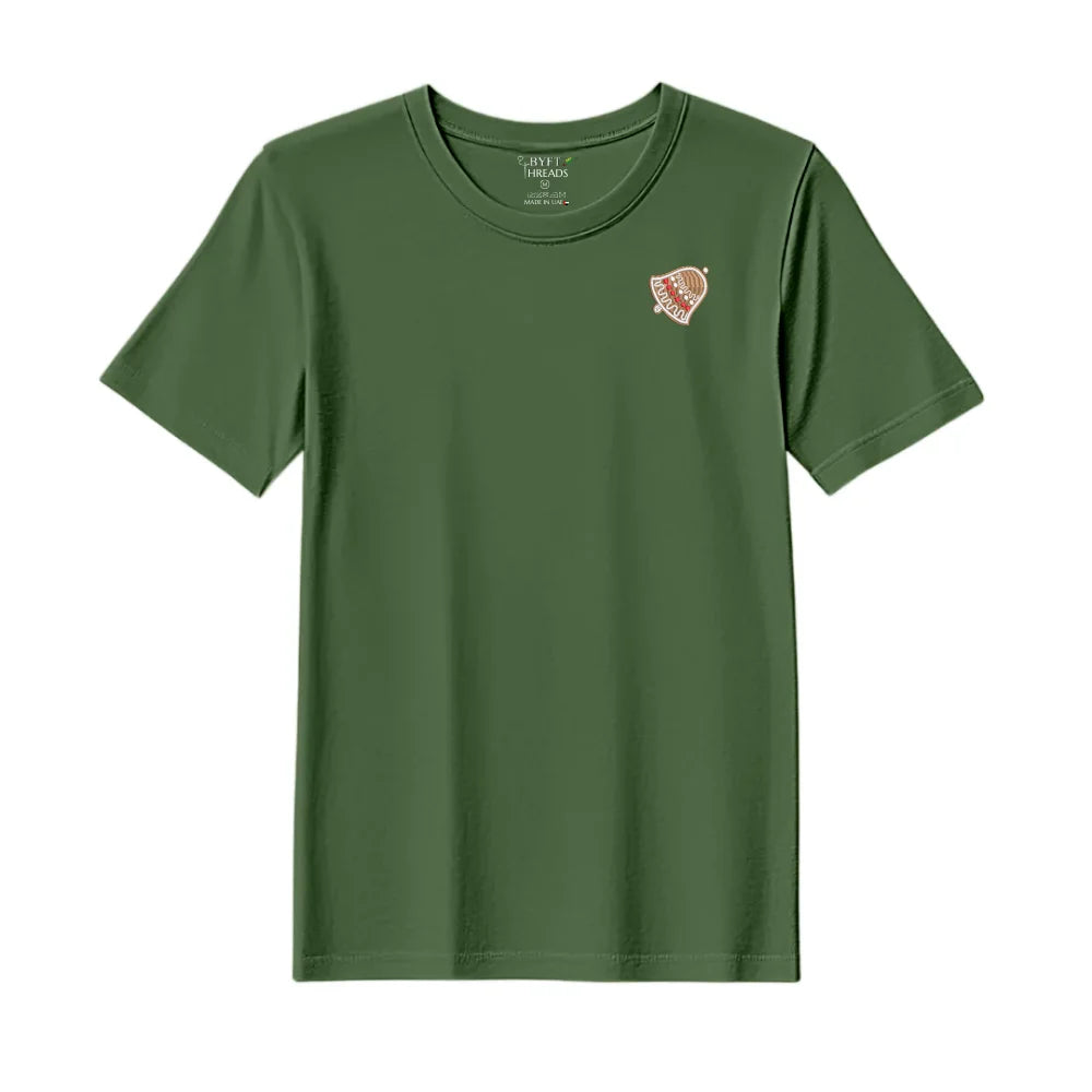 BYFT Threads Embroidered For You Christmas - Gingerbread Bell Cookie Designed T-Shirts