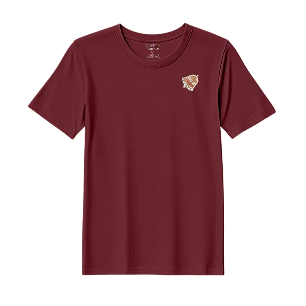BYFT Threads Embroidered For You Christmas - Gingerbread Bell Cookie Designed T-Shirts