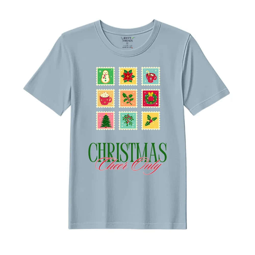 BYFT Threads Printed Christmas - Christmas Cheer Only Designed T-Shirts