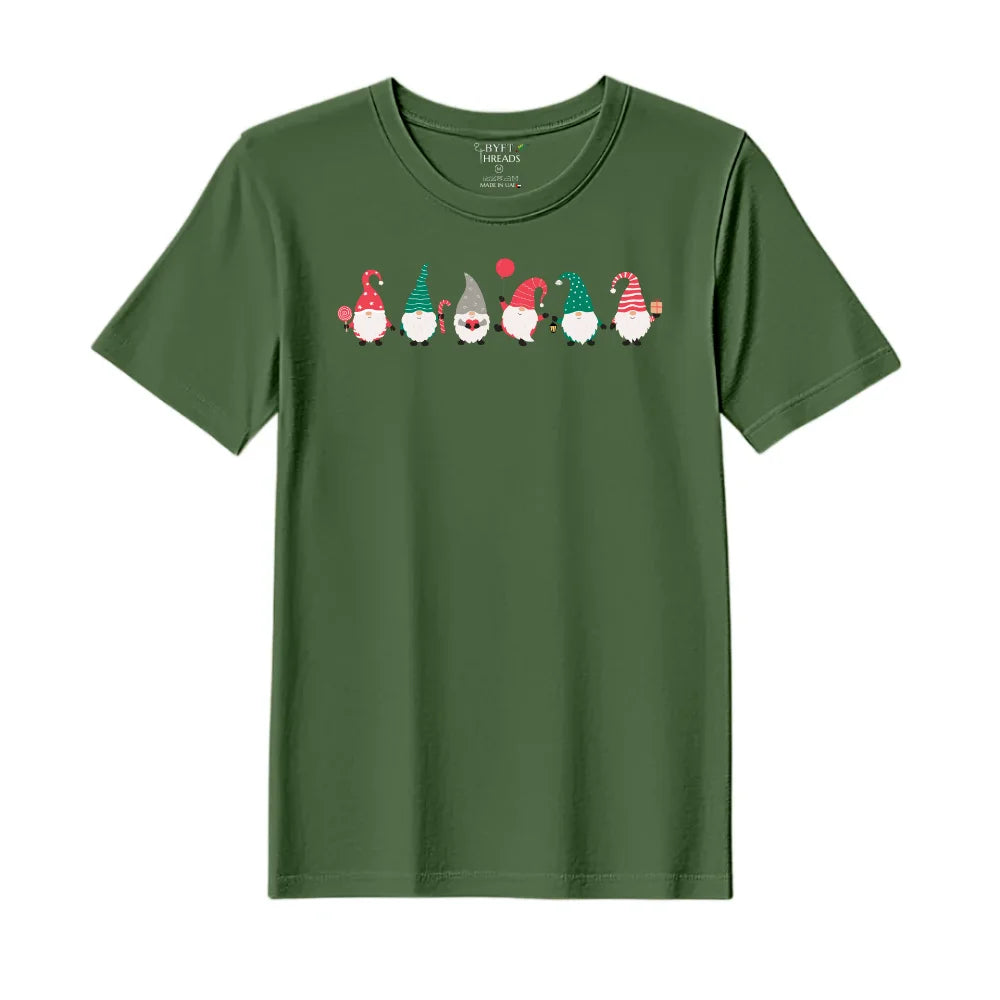 BYFT Threads Printed Christmas - ELF Designed T-Shirts