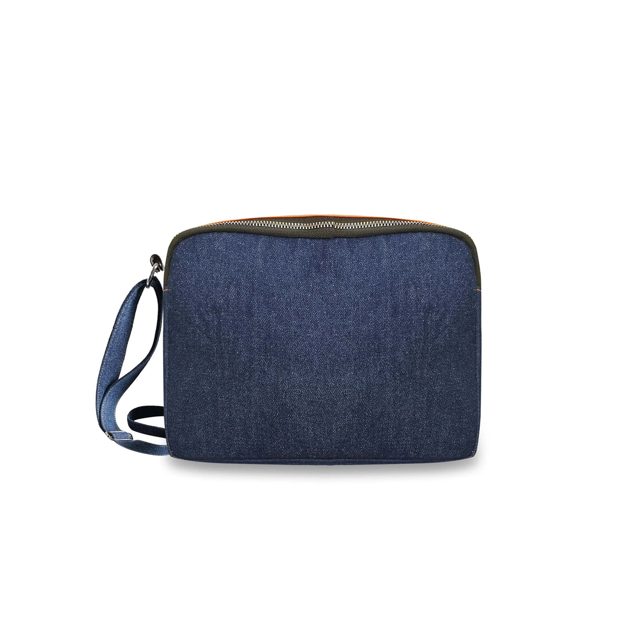 The Purani Jeans Frayed Denim Sling Bag | Blue Denim Handmade Crossbody Bag