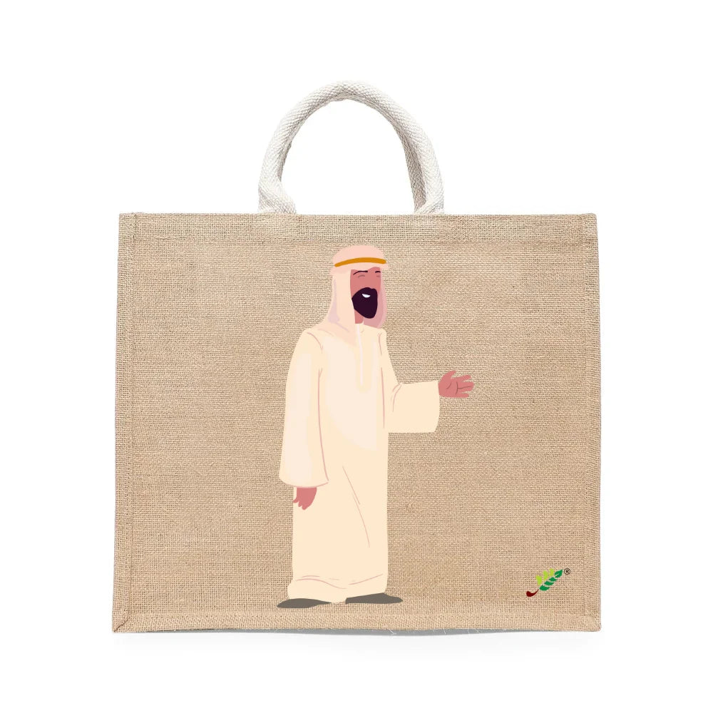 BYFT Cultural Heritage Tote Bag – “Urban Nomad” Traditional Reusable Tote | Eco-Friendly Daily Carry Bag (Set of 1)