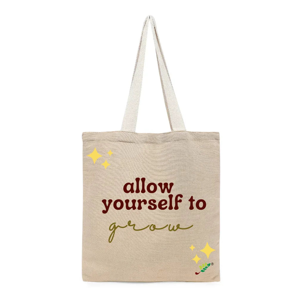 BYFT029737BYFTToteBag-AllowyourselftogrowUnlaminatedJucoBagSetof01-JCTB1614