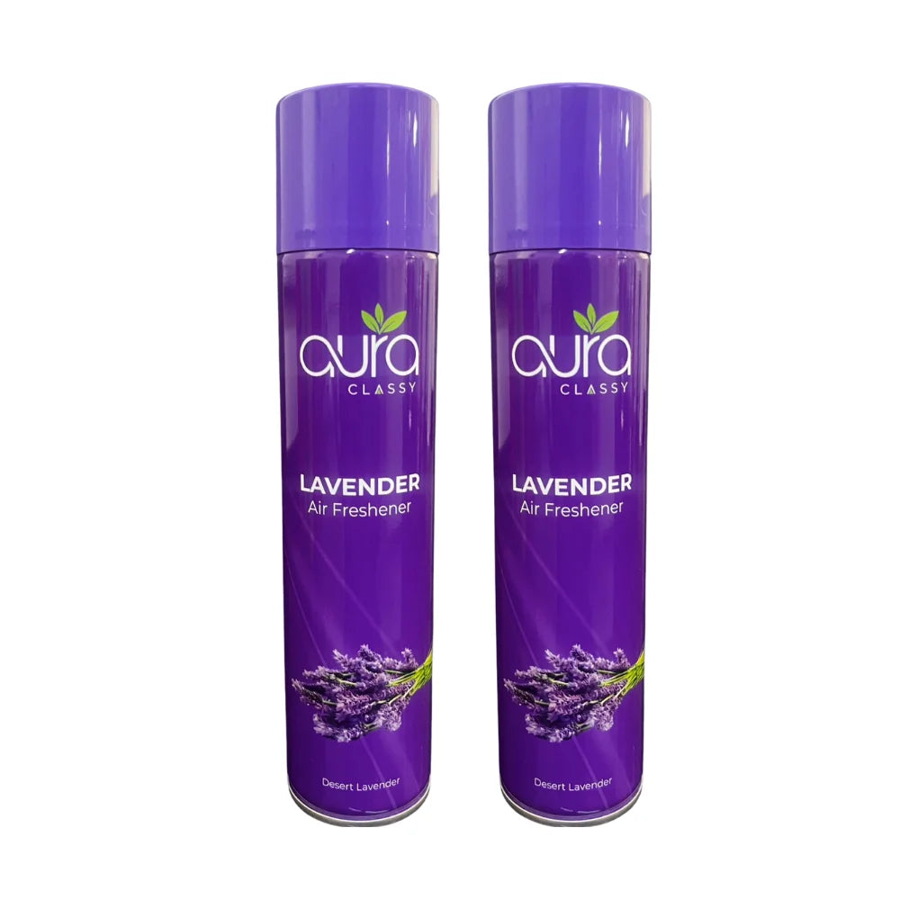AURA Air Freshener - Flat Cap Spray, Long-Lasting Fragrance, 300 ml