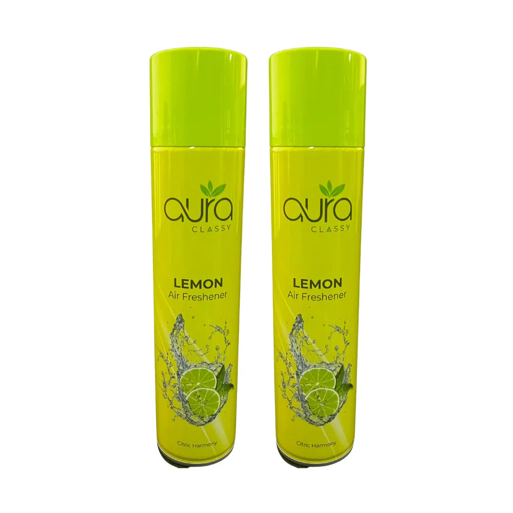 AURA Air Freshener - Flat Cap Spray, Long-Lasting Fragrance, 300 ml