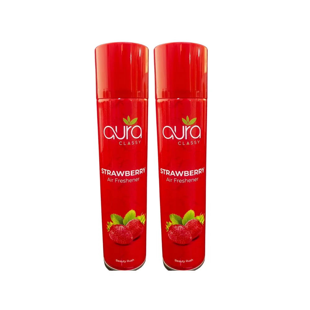 AURA Air Freshener - Flat Cap Spray, Long-Lasting Fragrance, 300 ml