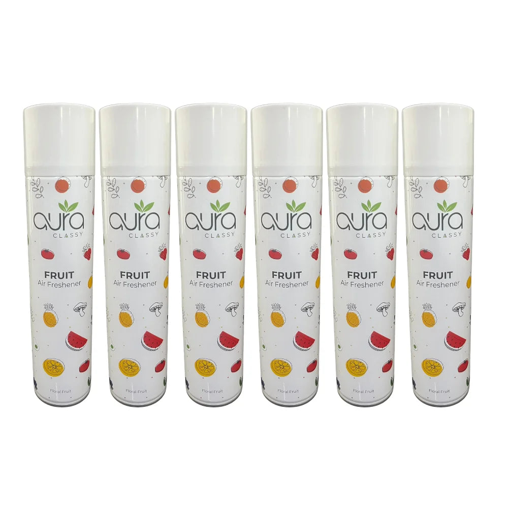 AURA Air Freshener - Flat Cap Spray, Long-Lasting Fragrance, 300 ml