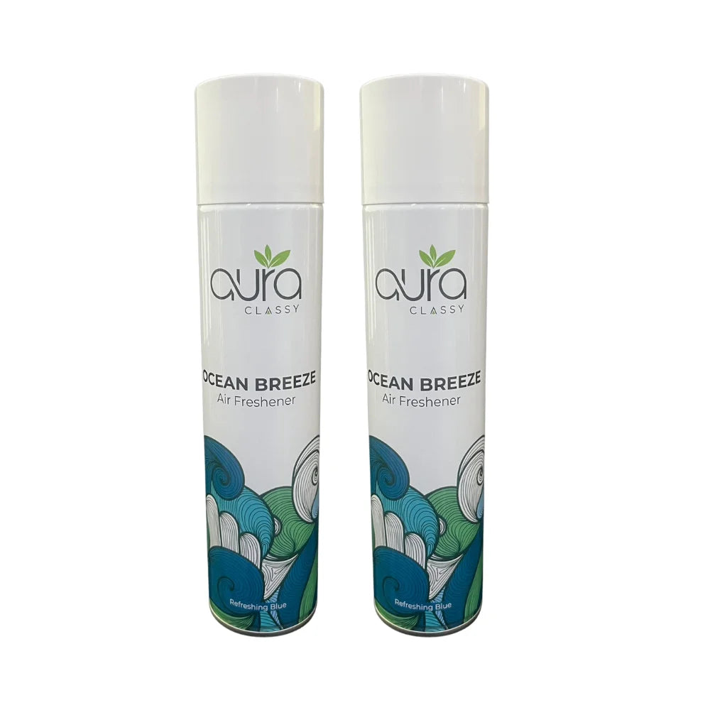 AURA Air Freshener - Flat Cap Spray, Long-Lasting Fragrance, 300 ml