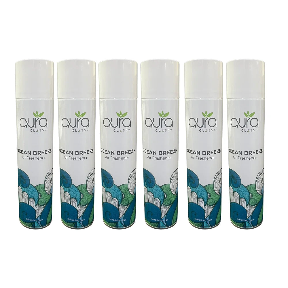 AURA Air Freshener - Flat Cap Spray, Long-Lasting Fragrance, 300 ml