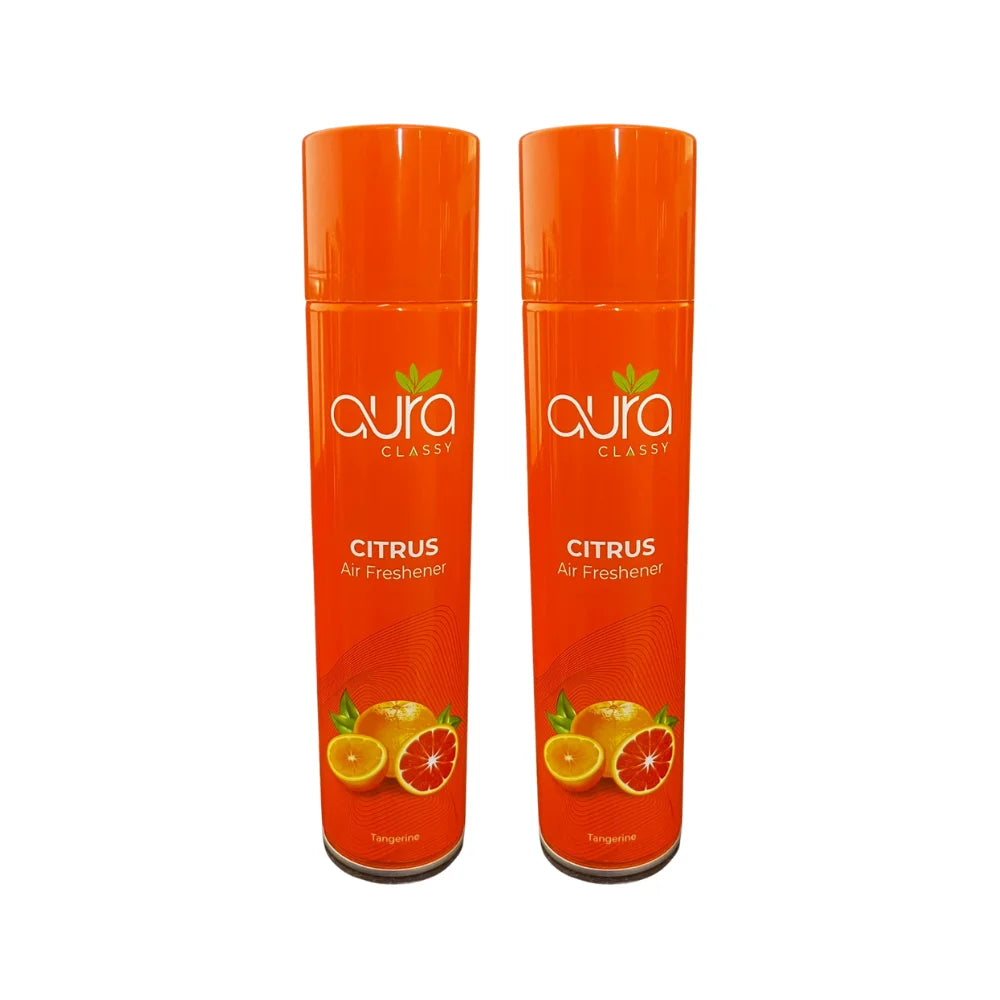 AURA Air Freshener - Flat Cap Spray, Long-Lasting Fragrance, 300 ml