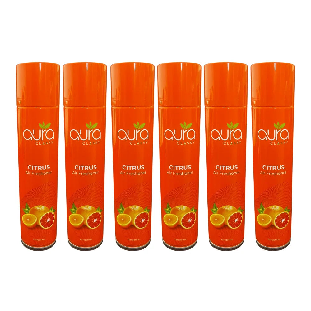 AURA Air Freshener - Flat Cap Spray, Long-Lasting Fragrance, 300 ml