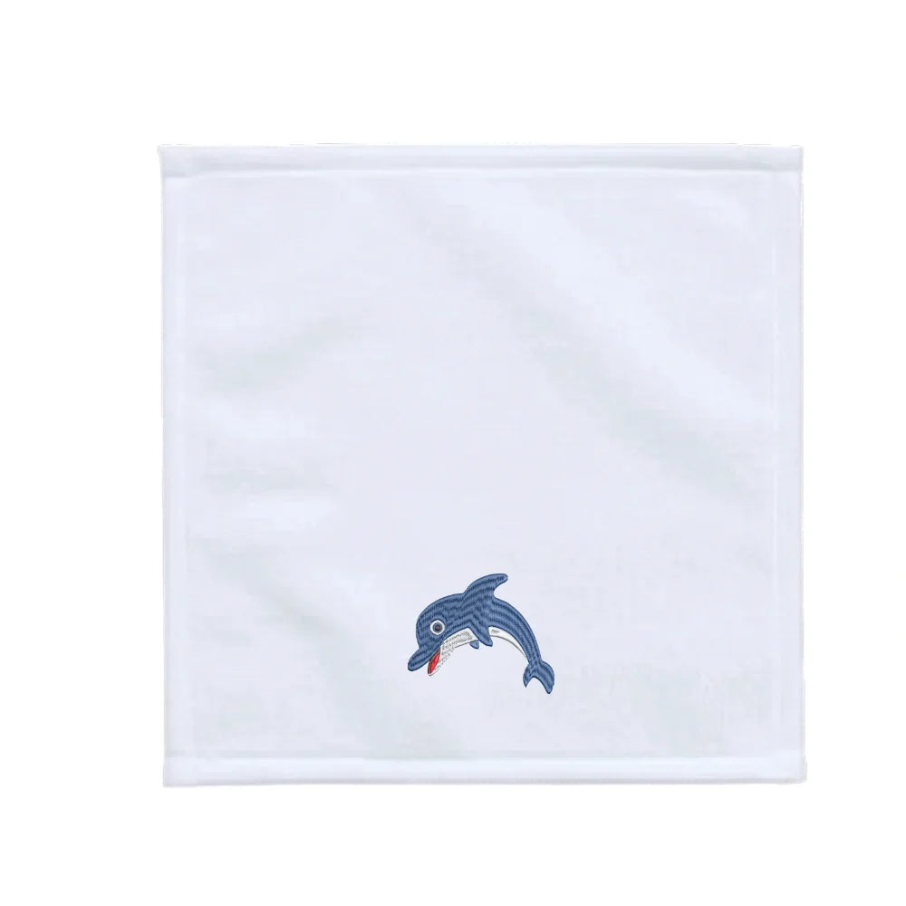 BYFT Iris Embroidered For You - Dolphin Designed Towel