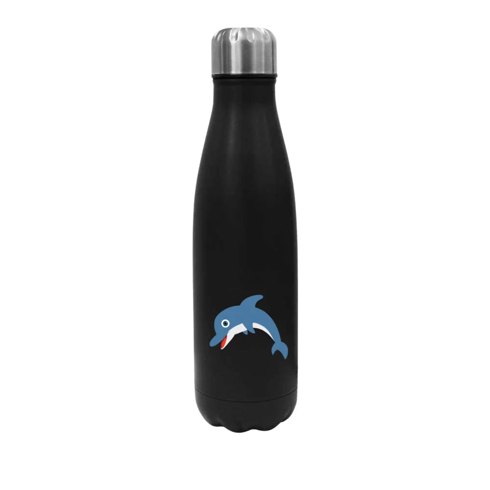 BYFT Imprint Studio - Dolphin Travel Bottle Stainless Steel 500ML - Leakproof, Reusable & Durable