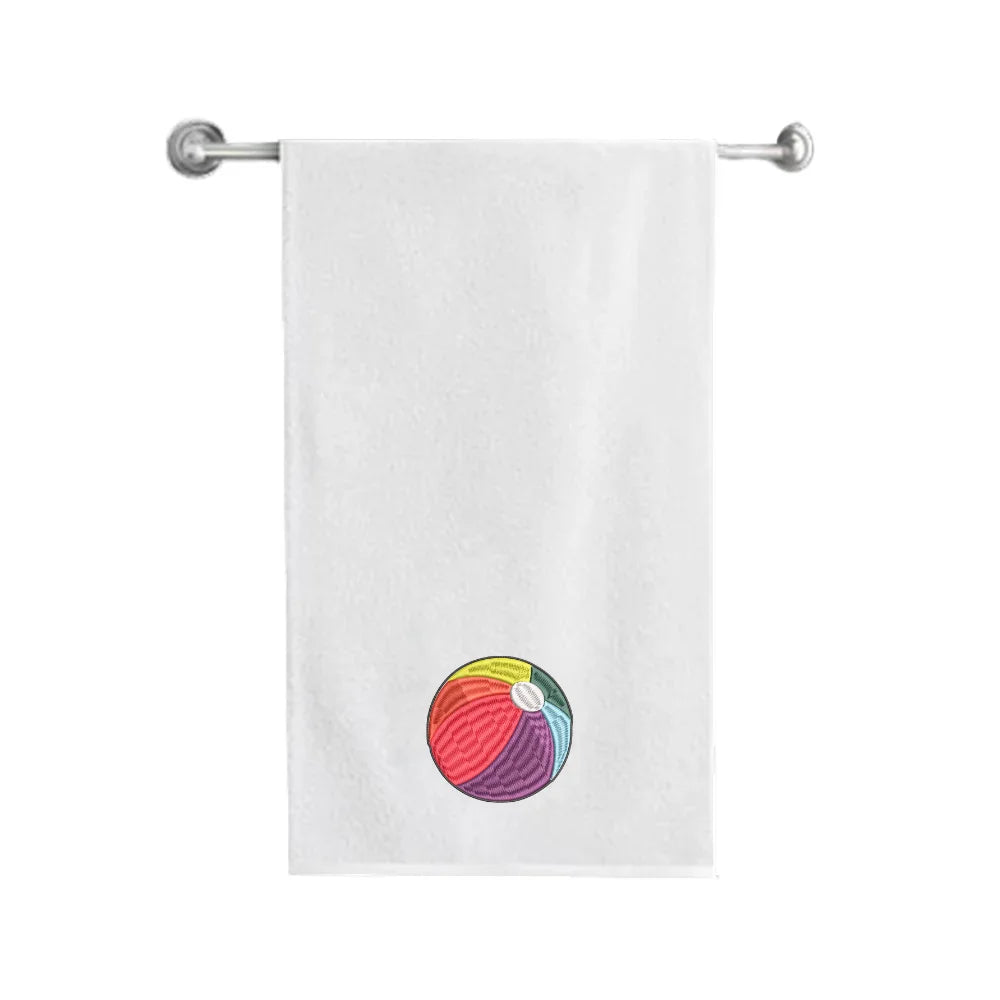 BYFT Iris Embroidered For You - Beach Ball Designed Towel