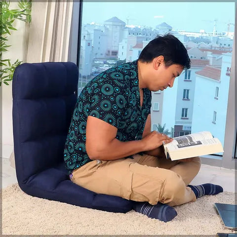 BYFT Adjustable Floor Chair with Back Support (Floor Chair Only)