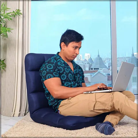 BYFT Adjustable Floor Chair with Back Support (Floor Chair Only)