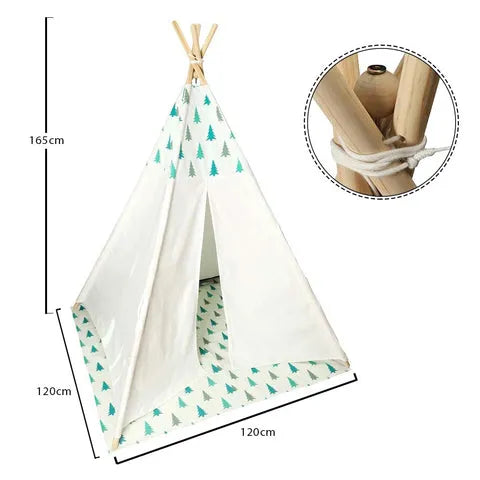 BYFT Foldable Teepee Tent For Kids