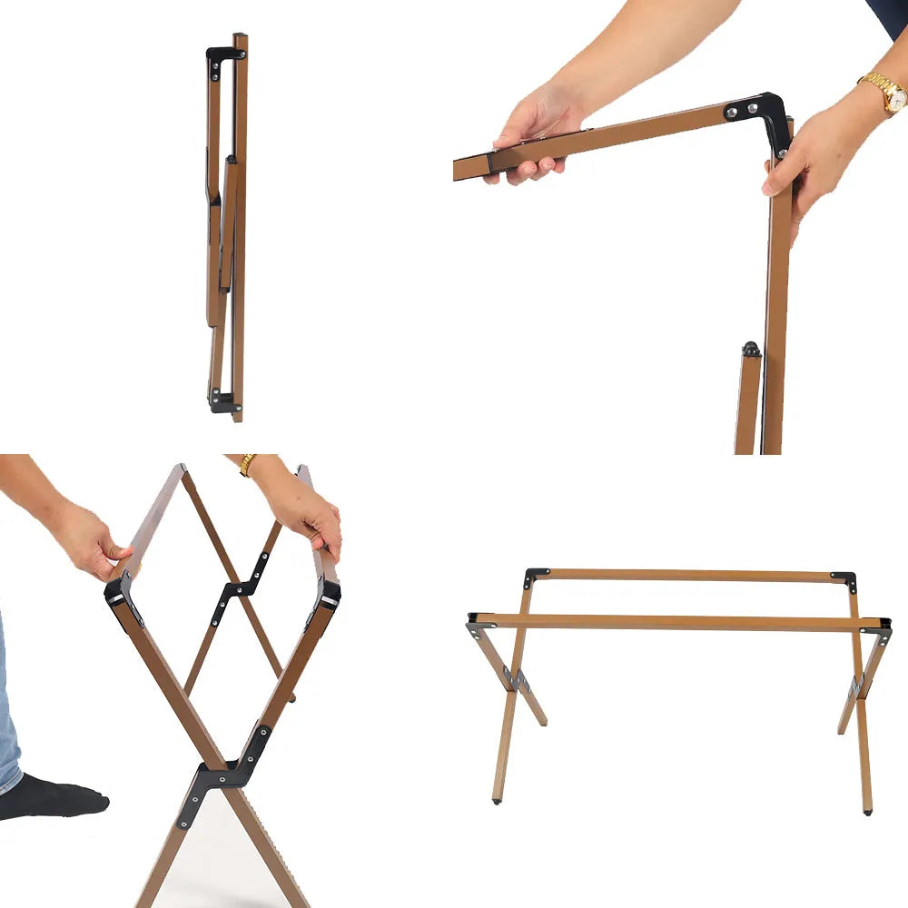 BYFT Folding Lightweight Aluminum Camping Table