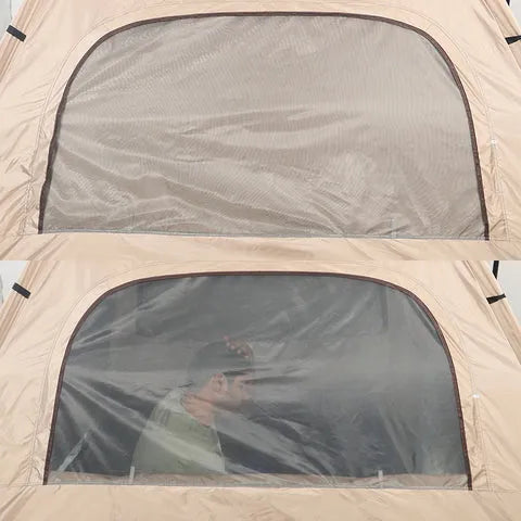 BYFT Pop up Camping Tent with Awning