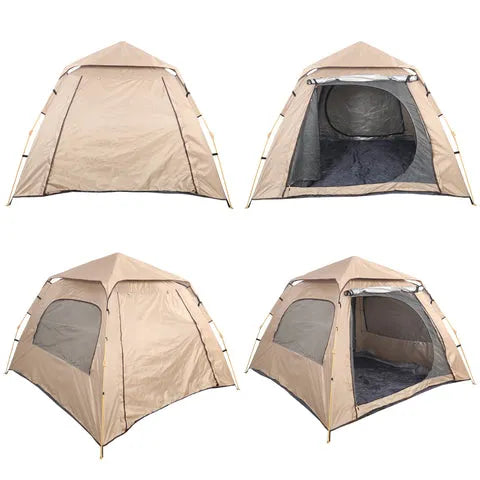 BYFT Pop up Camping Tent with Awning