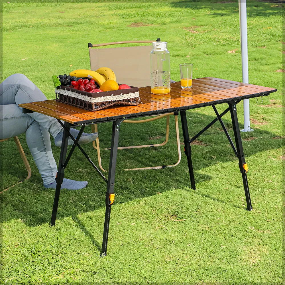 BYFT Portable Folding Camping Table with Bag