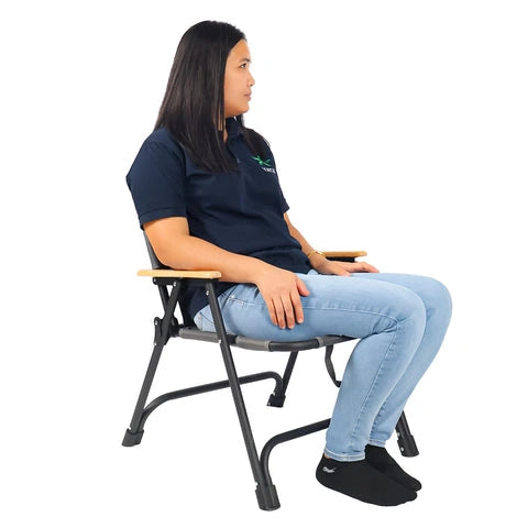 BYFT 1 Piece Lightweight Portable Canvas Camping Chair (Chair Only)