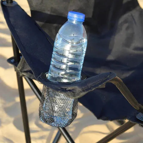 BYFT Camping Chair, Foldable Chair with Armrests and Cup Holder (Chair Only)