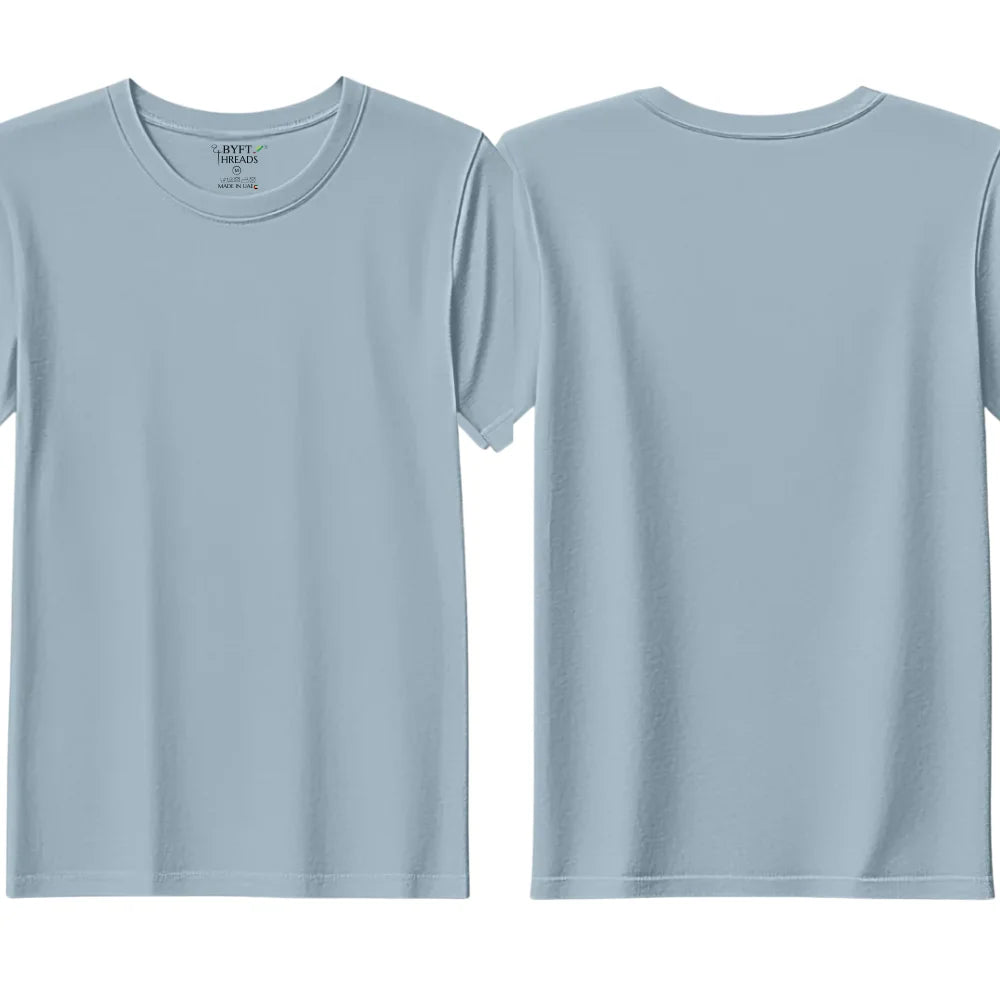 BYFT Threads Round Neck Plain T-Shirt