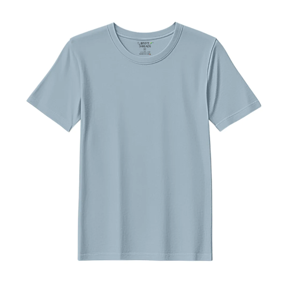 BYFT Threads Round Neck Plain T-Shirt