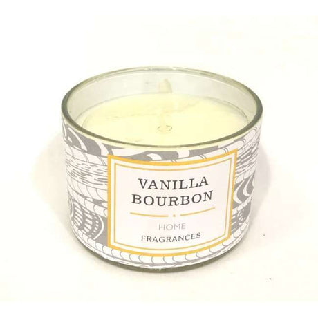 BYFT Scented Candle - 5cm - Vanilla Bourbon - Warm & Rich Aromatherapy Candle for Home & Gifts