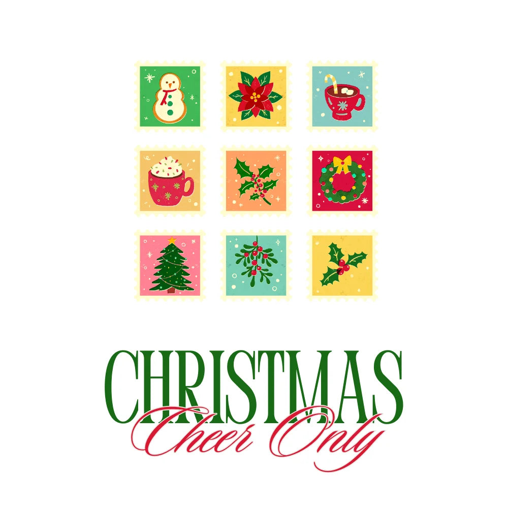 BYFT Threads Printed Christmas - Christmas Cheer Only Designed T-Shirts