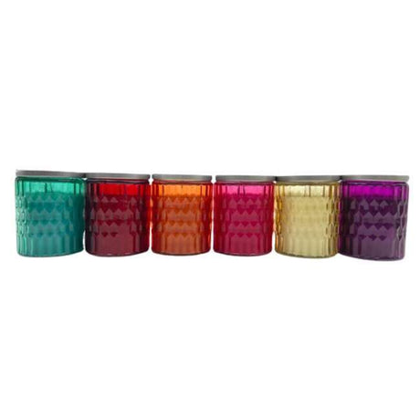 BYFT Colored Jar Scented Candle - Assorted Scents - Variety Pack of Premium Fragrance Candles