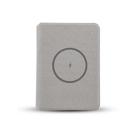 BYFT 5W Wireless Charger Notebook with 5000 mAh Powerbank