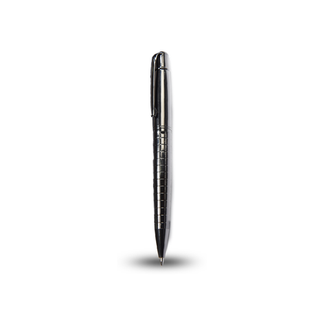 BYFT Twist Gunblack Metal Pen - Blue Ink